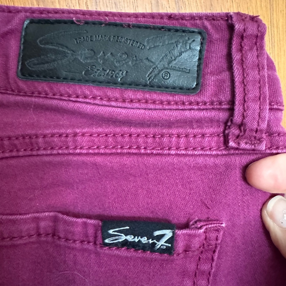 7 for all mankind skinny and purple 💜